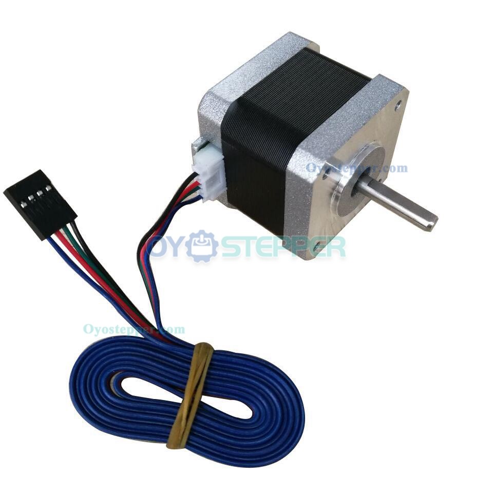 Oukeda 17HS4401 NEMA 17 Stepper Motor 1.8 Deg 45Ncm 2 Phase for 3D Printer Robotics 42X42mm